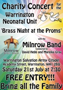 Charity Concert for Warrington Neonatal Unit